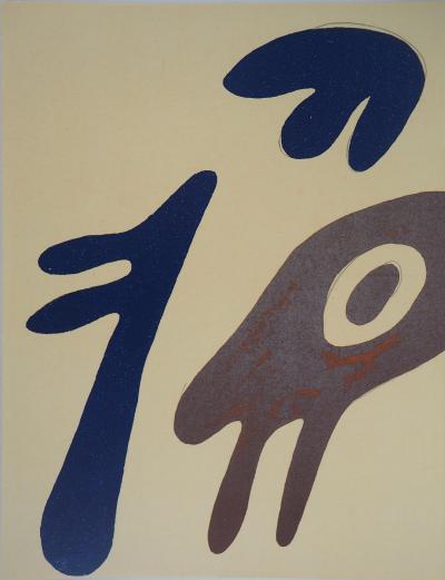 Jean ARP : Composition - Lithographie originale 2