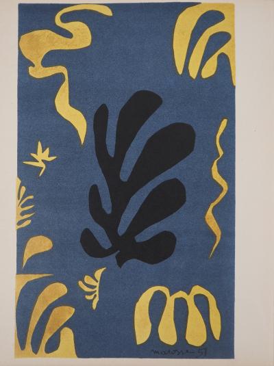 Henri MATISSE : Découpage - Lithographie signée 2