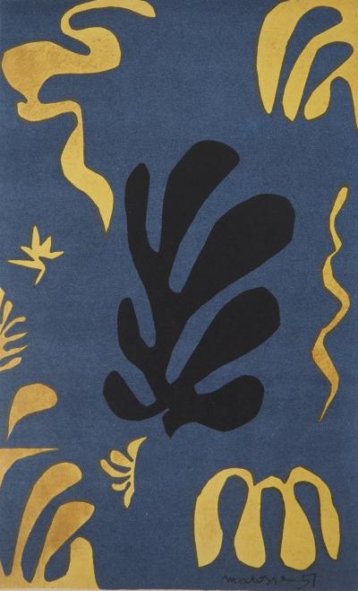 Henri MATISSE : Découpage - Lithographie signée 2