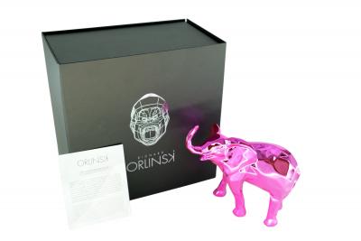Richard ORLINSKI : Elephant (Pink edition) - Sculpture originale 2