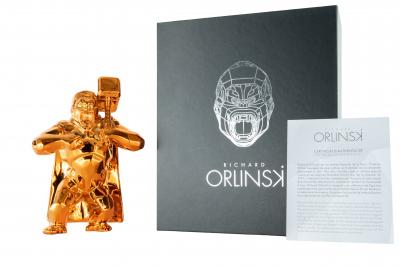Richard ORLINSKI : Hammer Kong (Orange Spirit) - Sculpture originale 2