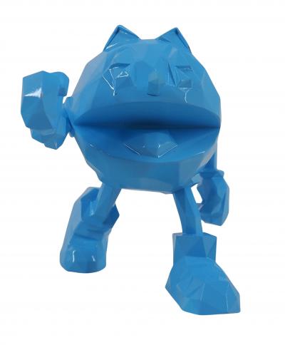 Richard ORLINSKI : Pac Man mini (Blue edition) - Sculpture originale 2
