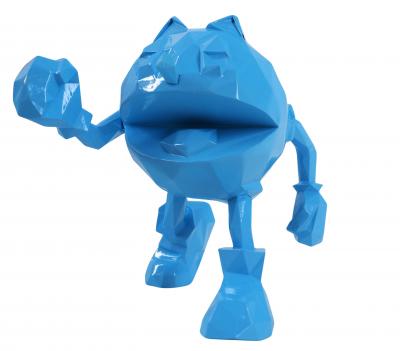 Richard ORLINSKI : Pac Man mini (Blue edition) - Sculpture originale 2