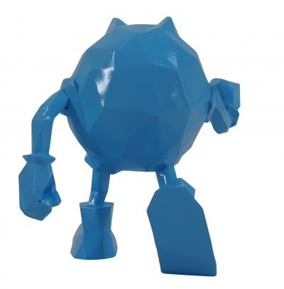 Richard ORLINSKI : Pac Man mini (Blue edition) - Sculpture originale 2