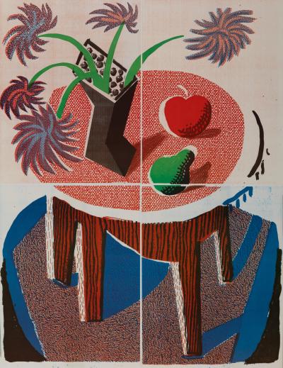 David HOCKNEY : Fiesta 88 - Affiche originale en couleurs 2