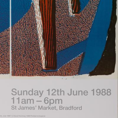 David HOCKNEY : Fiesta 88 - Affiche originale en couleurs 2