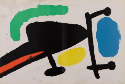 Joan MIRO (1893-1983) - Tapis de Tarragona II -  Lithographie originale 2