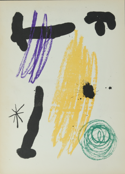 Joan MIRO: Obra Inedita Recent III - Original lithograph 2