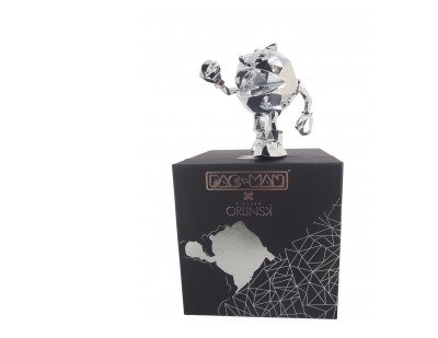 Richard ORLINSKI: Pac-Man (Silver Edition) - Original Sculpture 2