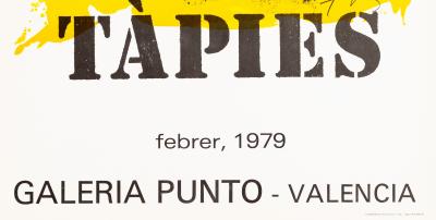 Antoni TAPIES : Galeria Punto - Lithographie originale signée 2