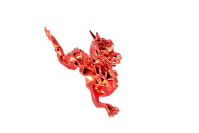 Richard ORLINSKI: Dragon Spirit (Red Edition) - Original sculpture 2