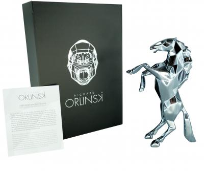 Richard ORLINSKI: Horse Spirit (Silver Edition) - Original sculpture 2