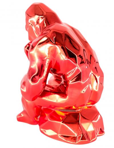 Richard ORLINSKI: Thinker Spirit (Red edition) - Original sculpture 2