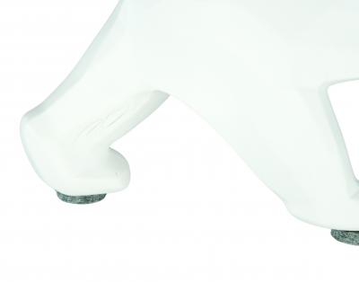 Richard ORLINSKI : Ours Pompon (White edition) - Sculpture originale 2