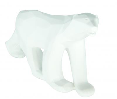 Richard ORLINSKI : Ours Pompon (White edition) - Sculpture originale 2