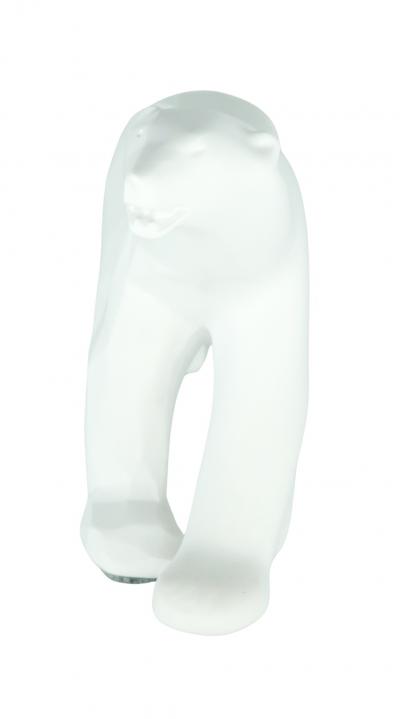 Richard ORLINSKI : Ours Pompon (White edition) - Sculpture originale 2