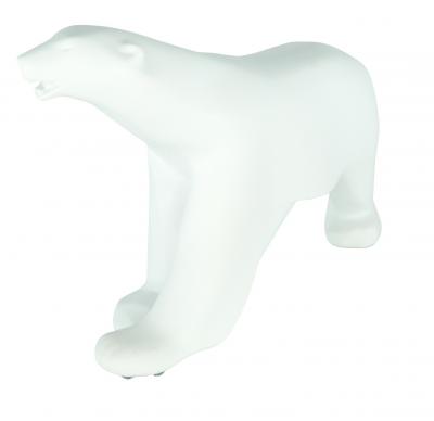 Richard ORLINSKI : Ours Pompon (White edition) - Sculpture originale 2