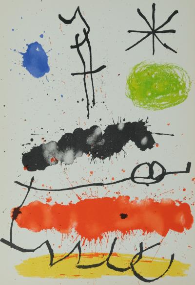 Joan MIRO : Obra Inedita Recent IV - Lithographie originale 2