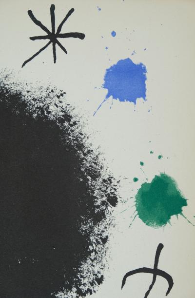 Joan MIRO : Obra Inedita Recent I - Lithographie originale 2