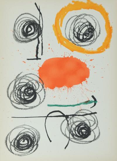 Joan MIRO: Obra Inedita Recent VI - Original lithograph 2