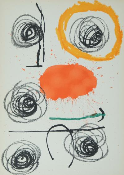 Joan MIRO: Obra Inedita Recent VI - Original lithograph 2