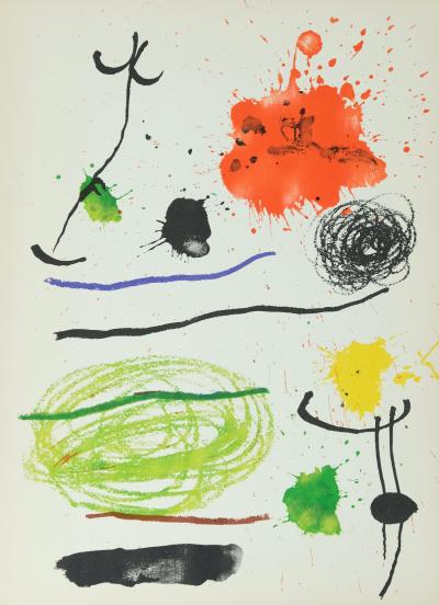 Joan MIRO: Obra Inedita Recent VII - Original lithograph 2