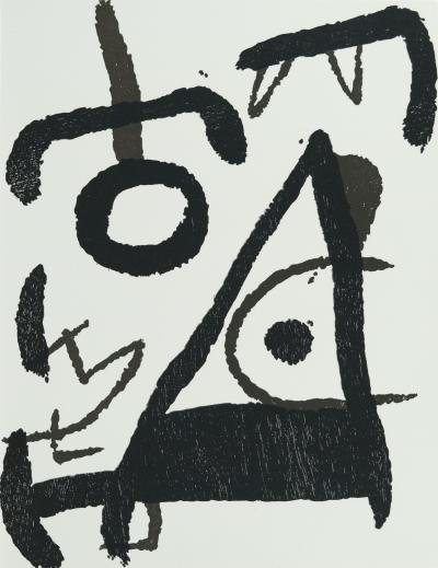 Joan Miró: Equinox in black and white - Original engraving 2