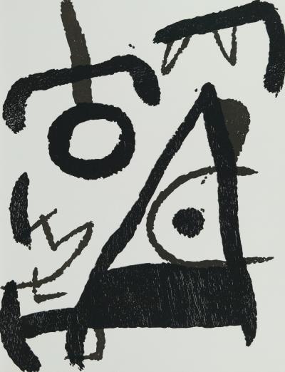 Joan Miró: Equinox in black and white - Original engraving 2