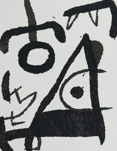 Joan Miró: Equinox in black and white - Original engraving 2