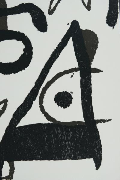 Joan Miró: Equinox in black and white - Original engraving 2