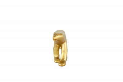 Richard ORLINSKI : Ours Pompon (Gold Edition) - Sculpture originale 2