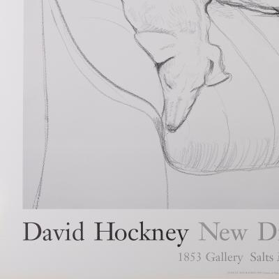 David HOCKNEY : Stanley and Boodge - Affiche originale vintage 2