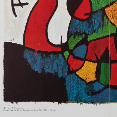 Joan MIRO : Tapis de Tarragona XII - Lithographie en couleurs 2