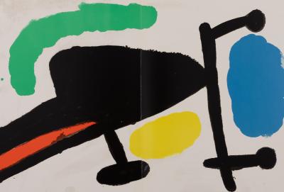 Joan MIRO (1893-1983) - Tapis de Tarragona II -  Lithographie originale 2