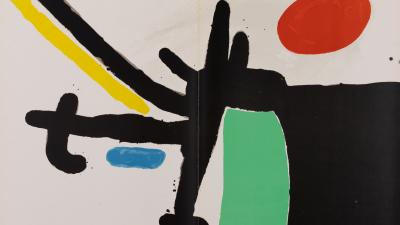 Joan MIRO : Tapis de Tarragona V - Lithographie en couleurs 2