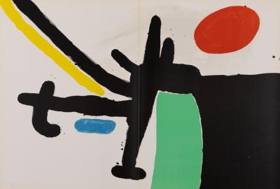 Joan MIRO : Tapis de Tarragona V - Lithographie en couleurs 2