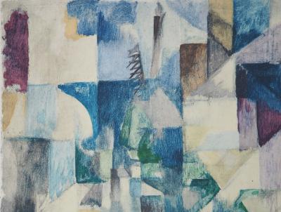 Robert DELAUNAY: Window on the City - Original Stencil 2