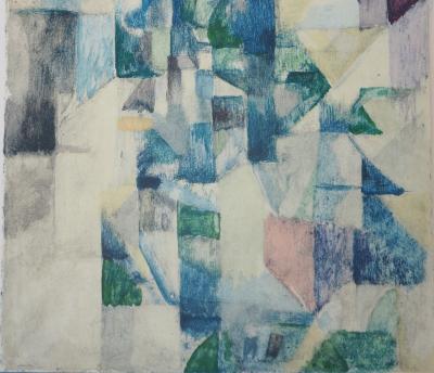 Robert DELAUNAY: Window on the City - Original Stencil 2
