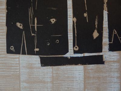 Pietro CONSAGRA: Abstract Composition - Original Engraving 2