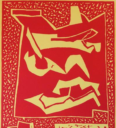 Alberto MAGNELLI: Three nudes - Original engraving 2
