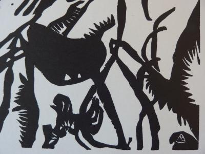 Wassily Kandinsky: Garden of Love - Signed engraving 2