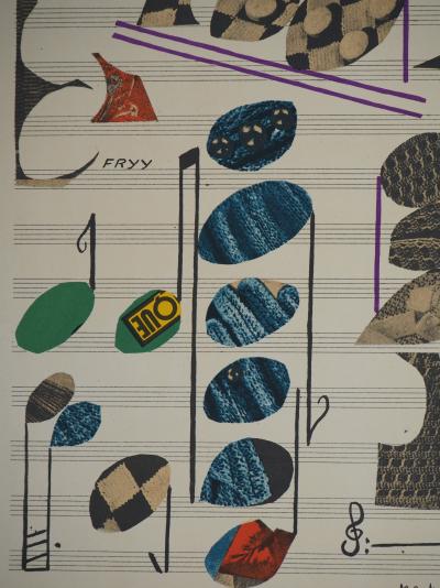 Alberto MAGNELLI: Musical composition - Signed lithograph 2