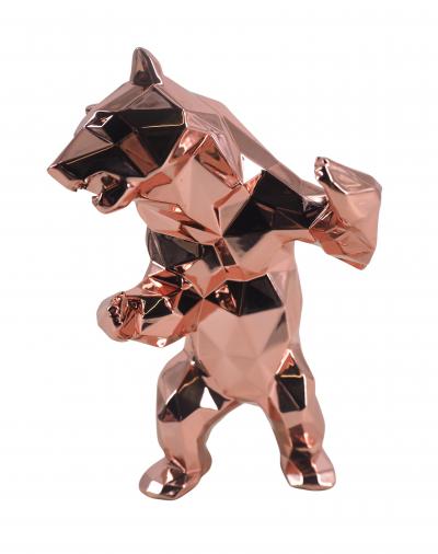 Richard ORLINSKI: Standing Bear (Pink gold edition) - Original sculpture 2