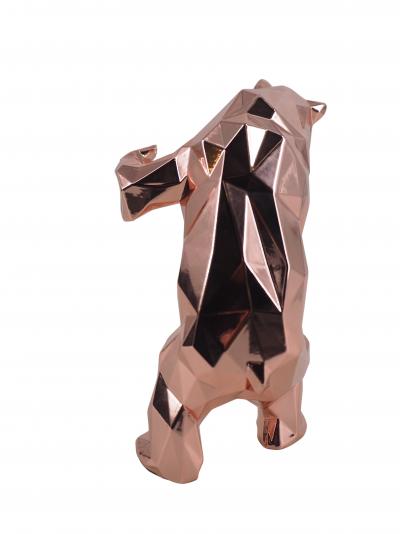 Richard ORLINSKI: Standing Bear (Pink gold edition) - Original sculpture 2