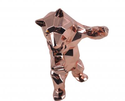 Richard ORLINSKI: Standing Bear (Pink gold edition) - Original sculpture 2