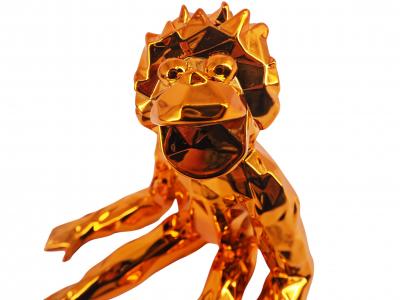 Richard ORLINSKI: Jean-Marc Spirit (Orange edition) - Original Sculpture 2