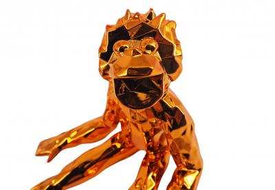 Richard ORLINSKI: Jean-Marc Spirit (Orange edition) - Original Sculpture 2