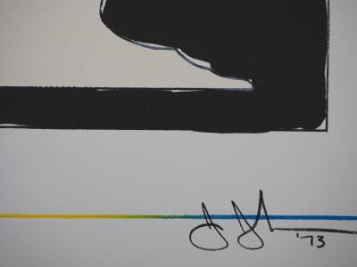 Jasper JOHNS : Coupe aux deux Picasso - Lithographie originale signée 2