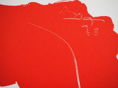 Robert MOTHERWELL: Red composition - Original lithograph 2