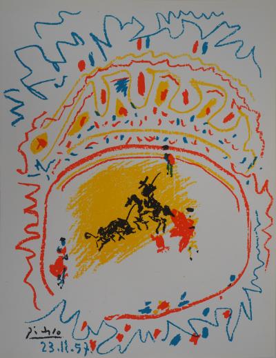 Pablo Picasso: The Little Bullfight - Original signed lithograph 2